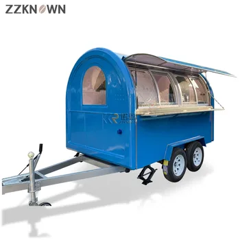 300B Didmeninės Kainos Mobiliojo Hotdog Maisto Sunkvežimių Gatvės Ledų Maisto Sunkvežimis Krepo Maisto Priekabos Pardavimui Nuotrauka